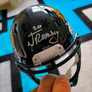 L.A. Rams Pro Bowl CB Jalen Ramsey Autographed Jaguars Mini-Helmet